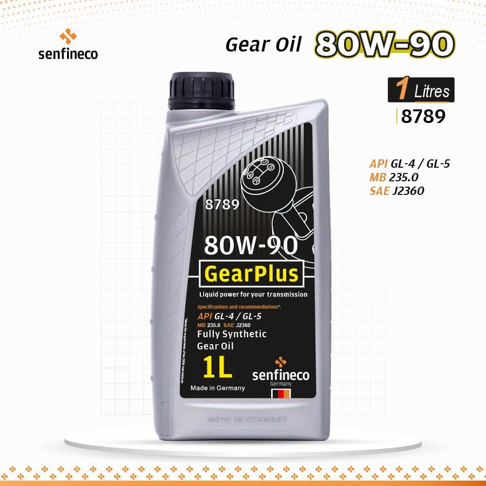 1L  GearPlus 80W-90  GL-4 / GL-5  8789  زيت الدفريشن سنفينكو
