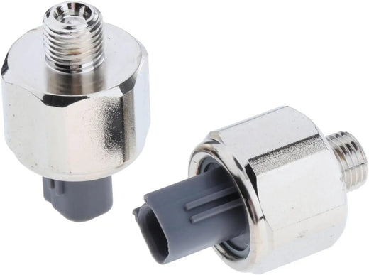Knock sensor pair BQ-89615-12040 with chrome housings and gray plugs