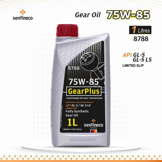 زيت دفرنس سنفينكو GL-4/5 75W-85 GearPlus 1 لتر بغطاء أحمر، شعار سنفينكو عمان
