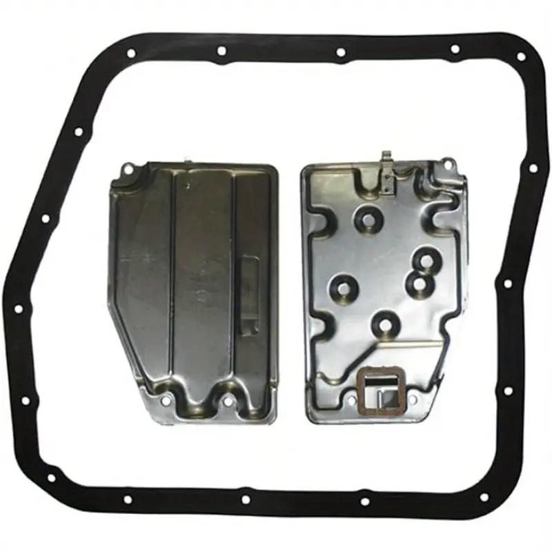 Gear transmission filter kit with black gasket for Toyota Camry V6 (1997–2004); includes two metal filter components.