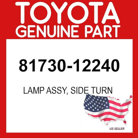 Real Toyota Genuine 81730-12240 part and original packaging