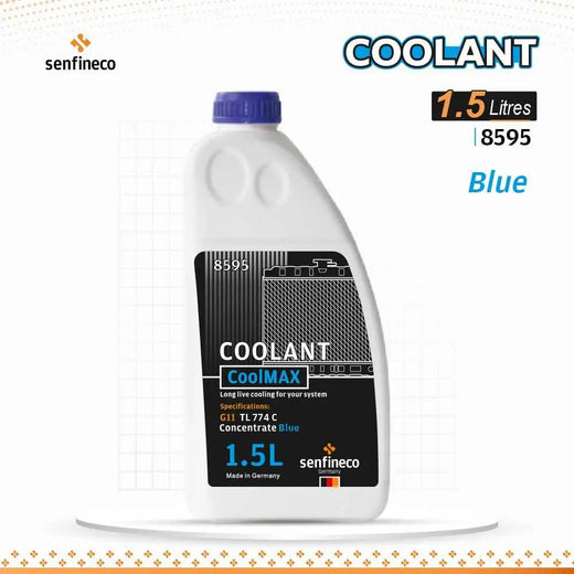 ماء راديتر أزرق مركّز 1.5 لتر من My Store، شعار senfineco ظاهر