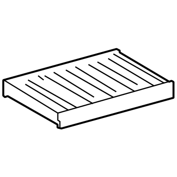 خارطة موقع فلتر المكيف 87139-60030 خلف درج الراكب | Cabin filter location diagram