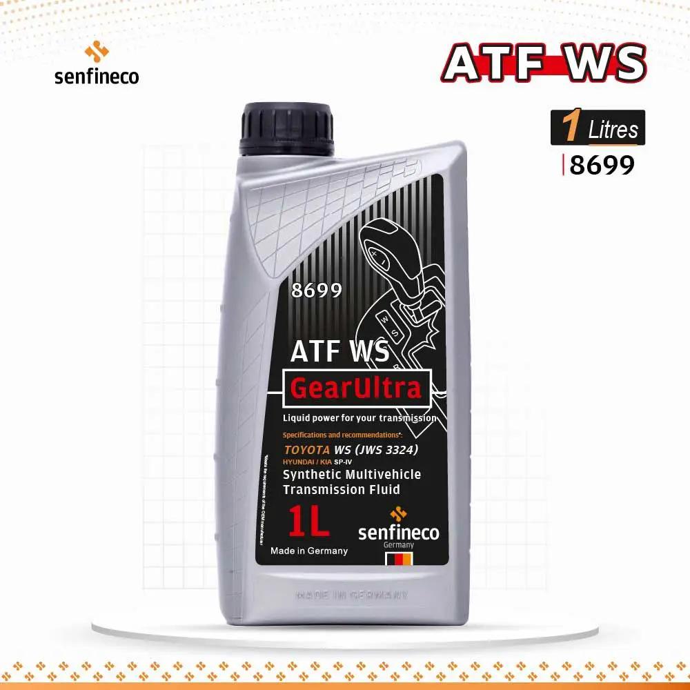 Senfineco ATF WS GearUltra 1L synthetic multivehicle transmission fluid bottle