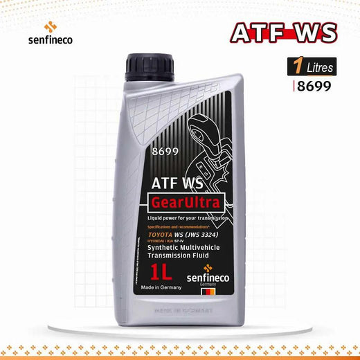 Senfineco ATF WS GearUltra 1L synthetic multivehicle transmission fluid bottle