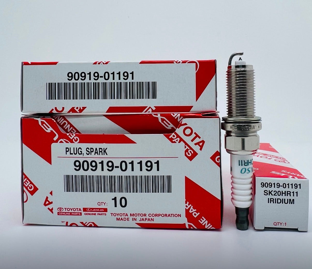 Toyota orginal Spark Plug | OEM 90919-01191 | 2009-2021 / Land Cruiser Tundra