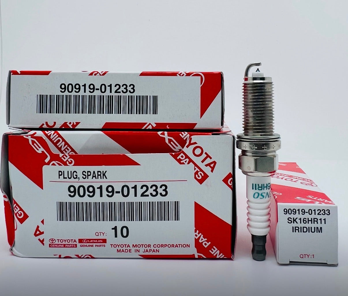 Toyota Orginal Spark Plug | OEM 90919-01233 | 2012-2017 / Toyota Camry 2.5 I4