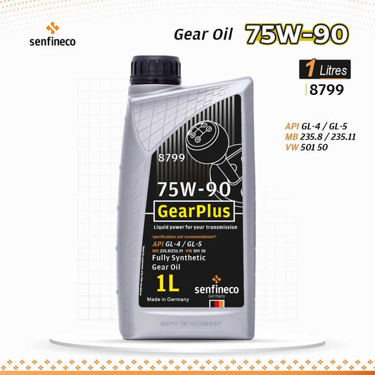 1L  GearPlus 75W-90  GL-4 / GL-5  8799  زيت الدفريشن سنفينكو