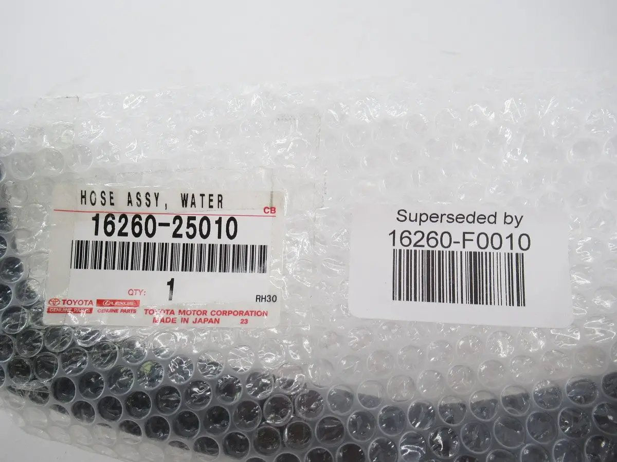 Water hose assembly 16260-25010 for Toyota Camry/RAV4 2018-2024 4-cylinder, Toyota Genuine Parts