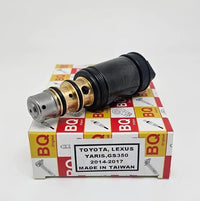 AC compressor pressure sensor for Toyota/Lexus Yaris 2014–2017, BQ Original boxed part, black body with brass fittings