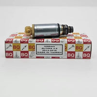 BQ Nissan Altima 2.5 AC compressor sensor (2013–2018); metal body with beige connector on branded box.