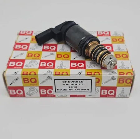 AC compressor sensor for Chevrolet Malibu (2017–2020), BQ Original, metal sensor with black body and brass threads.