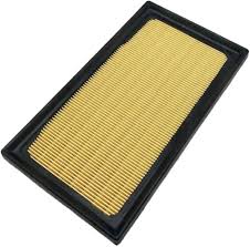 Air filter SEN 17801-77050; yellow pleated media in black frame.