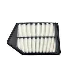 Air filter for Honda Accord 2013-2017, black plastic frame with white pleated media
