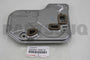 Transmission strainer 35330-30070 for Toyota LS430 (2001-2006); metallic housing with brown gaskets