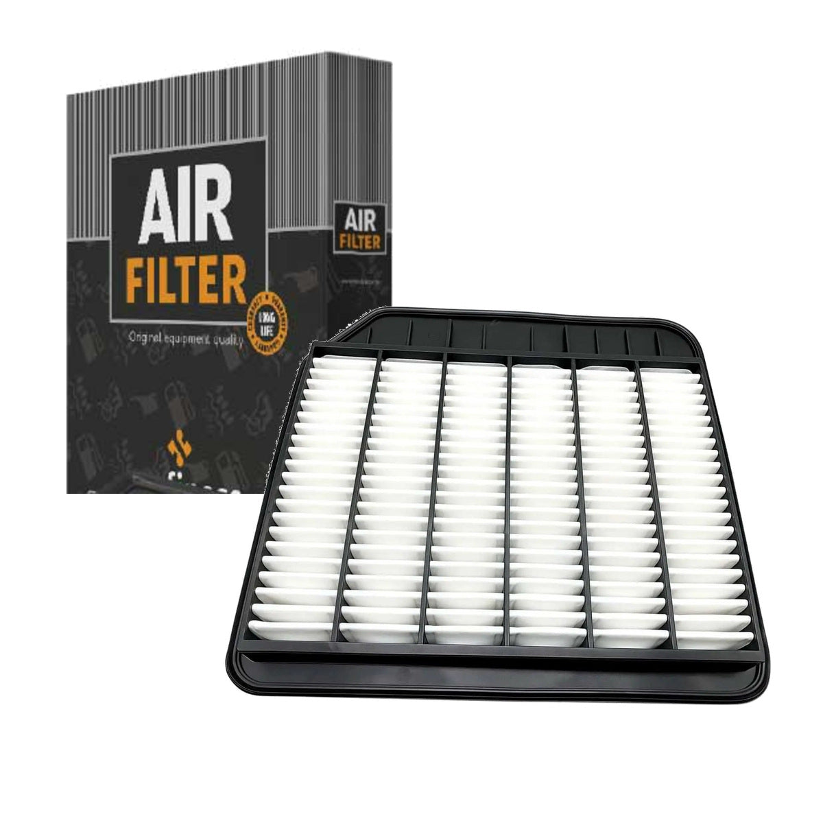 SENFINECO Engine Air Filter with carton, OEM 16546-1LK0E