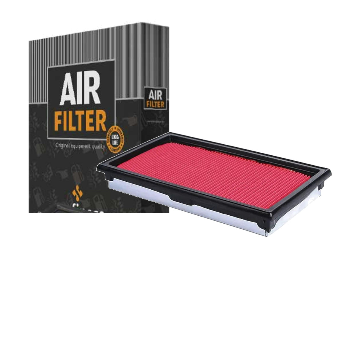 SENFINECO Engine Air Filter with carton | SENFINECO Engine Air Filter | OEM 16546-ED500 | Nissan Tiida/Versa 2007–2015 Sentra 2007–2019