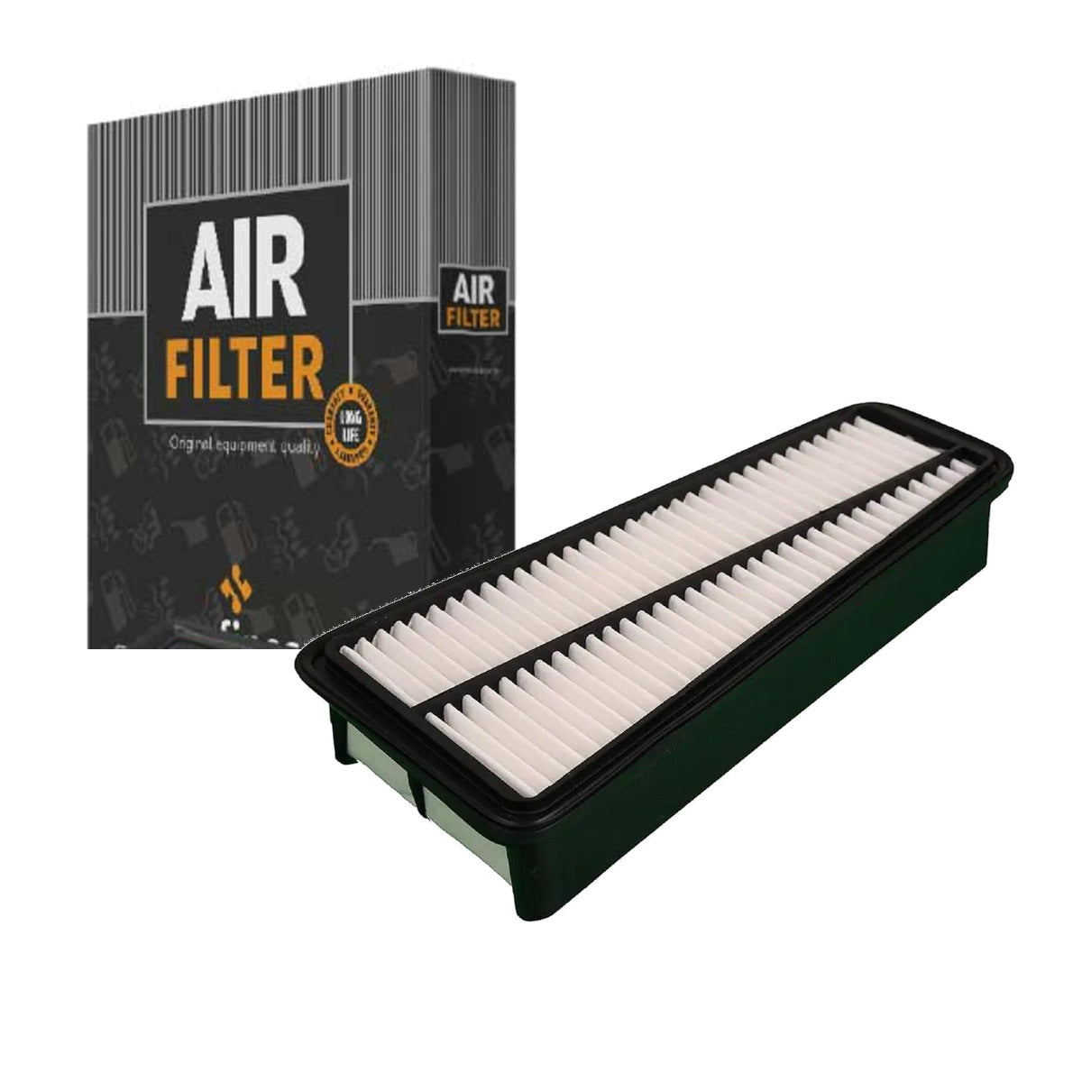 SENFINECO Engine Air Filter with carton | SENFINECO Engine Air Filter | OEM 17801-31090 | Toyota FJ 2007–2015 Tacoma 2008–2015 4Runner 2008–2015