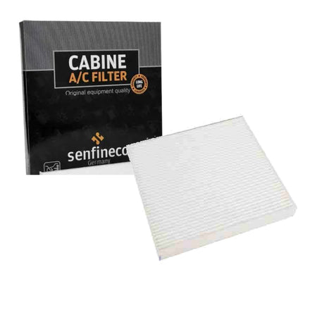 SENFINECO Cabin Air Filter | OEM 23281440 | GMC 4 Wheel Drive — SENFINECO carton and exact filter