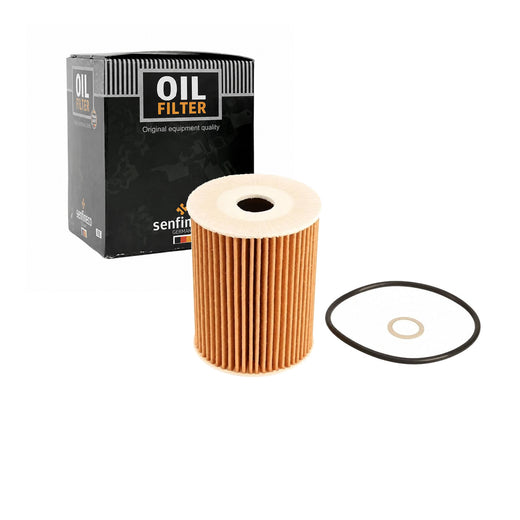 SENFINECO Oil Filter | OEM 26320-3CKB0 | Hyundai Genesis 2014-2016 Palisade 2020-2026 Genesis G80 — SENFINECO carton and exact filter