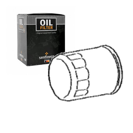 SENFINECO Oil Filter | OEM 90915-10010 | Land Cruiser 2021+ Tundra 2022-2024 Sequoia 2023-2025 Lexus LS500 — SENFINECO carton and exact product filter