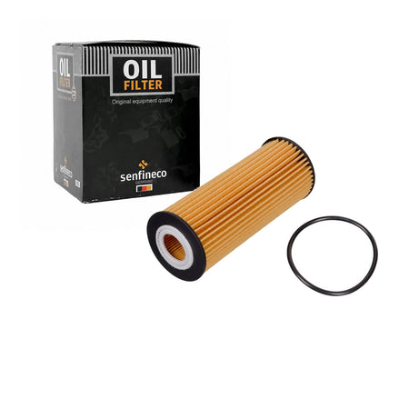 SENFINECO Oil Filter | OEM A2781800009 | Mercedes-Benz M278 / M157 / M177 engines — verify by VIN — SENFINECO carton and exact product filter