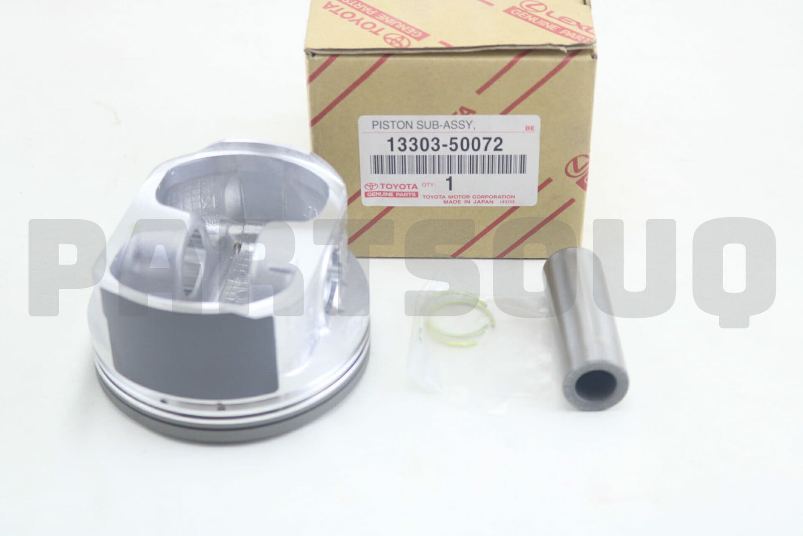 بستم تويوتا أصلي مع مسمار يسار 13303-50072 | Genuine Toyota piston sub-assembly with pin LH