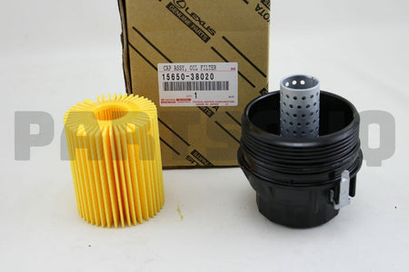 غطاء بيت فلتر الزيت مع العنصر تويوتا لكزس 15650-38020 | Oil filter cap assembly with element