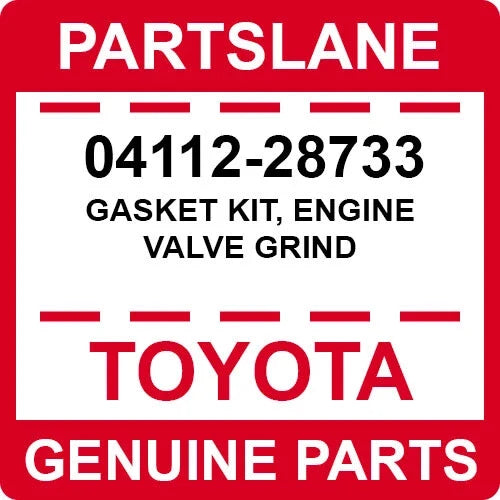 Toyota Genuine 04112-28733 engine valve grind gasket kit