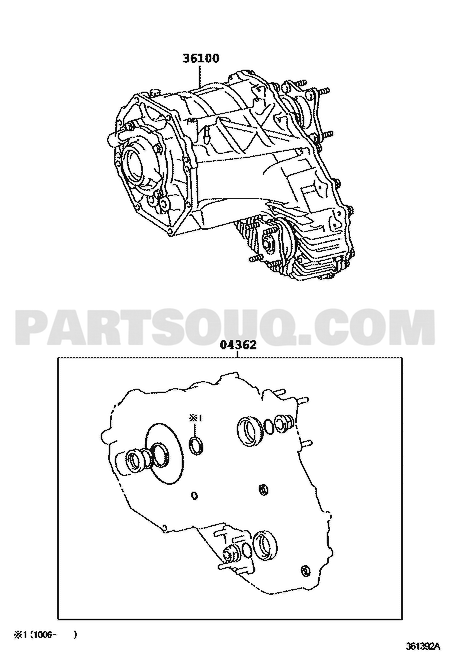 مخطط Toyota EPC للقطعة 04362-60871 – الموضع 04362 | Toyota EPC callout 04362