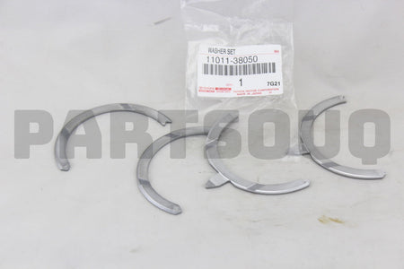 Toyota 11011-38050 genuine crankshaft thrust washer set