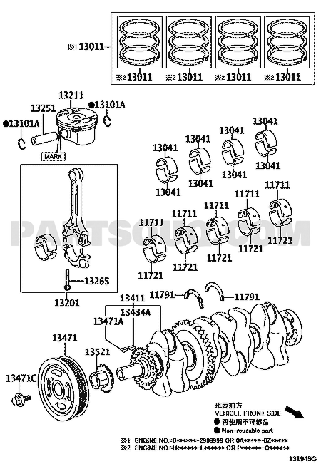 Toyota EPC diagram 13011-36071