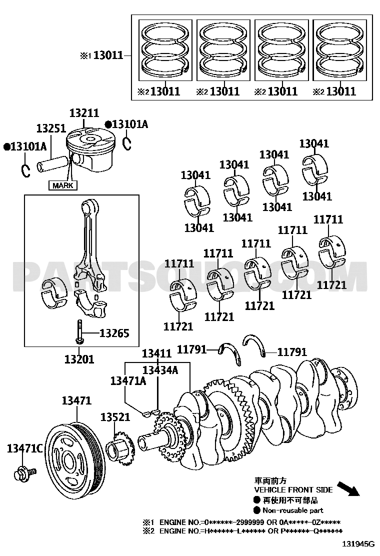 Toyota EPC diagram 13011-36071