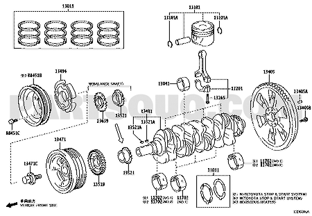 Toyota EPC diagram 13011-75200