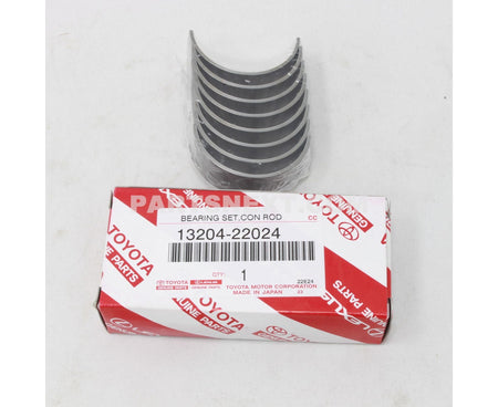 طقم سبائك ذراع توصيل تويوتا مقاس ناقص 0.25 رقم 13204-22024 | Genuine Toyota connecting rod bearing set U/S 0.25