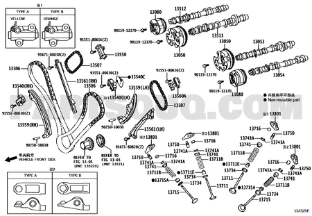 Toyota EPC diagram for 13561-0S021 callout 13561