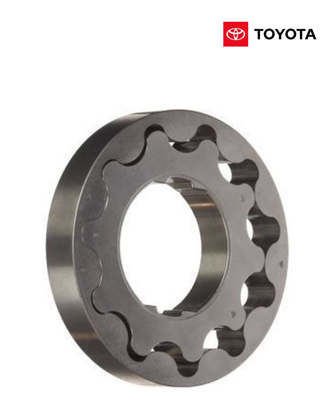 روتور مضخة زيت تويوتا الأصلي، OEM 15103-31080، موضع الكتالوج 15102 | Genuine Toyota oil pump rotor set, EPC callout 15102