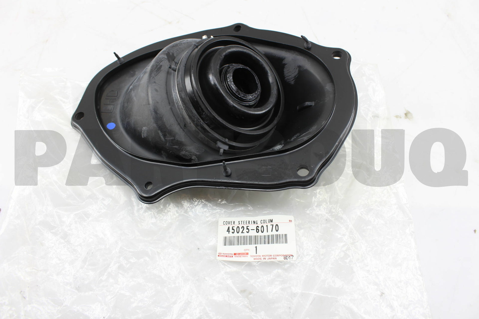 غطاء فتحة عمود الدركسون تويوتا لاندكروزر الأصلي، رقم OEM 45025-60170 | Genuine Toyota Land Cruiser steering column hole cover, OEM 45025-60170