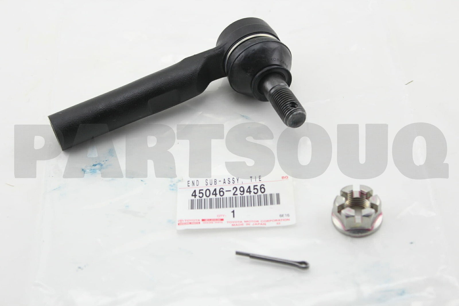 قطعة تويوتا أصلية 45046-29456 مع ملصق الوكالة – طرف ذراع التوجيه | Genuine Toyota tie rod end