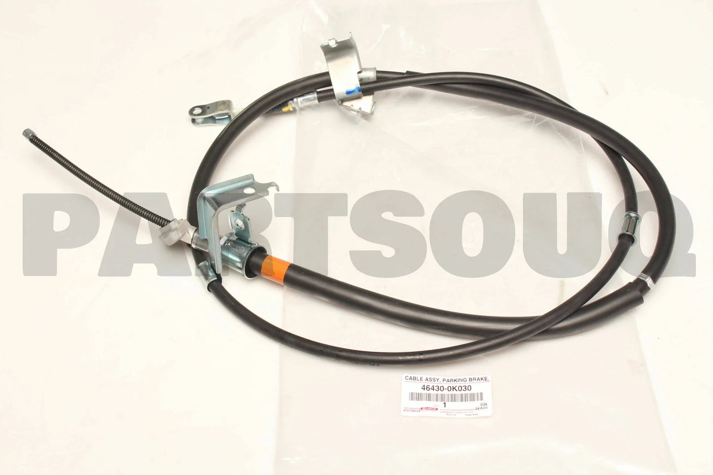 سلك فرامل اليد رقم 3 من تويوتا الأصلي، رقم OEM 46430-0K030 | Genuine Toyota parking brake cable No. 3, OEM 46430-0K030