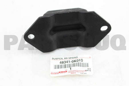 Toyota 48341-0K010 genuine rear spring bumper