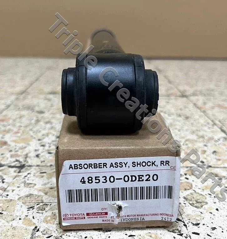 مساعد خلفي تويوتا يارس/فيوس أصلي يمين أو يسار، رقم OEM 48530-0DE20 | Genuine Toyota Yaris/Vios rear shock absorber RH or LH, OEM 48530-0DE20