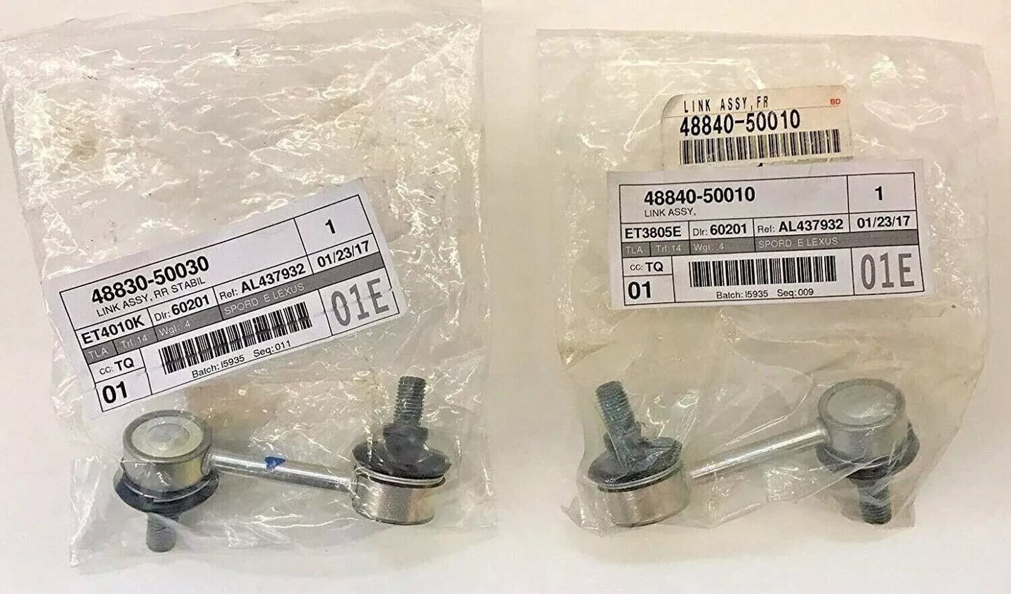 وصلة عمود الميزان الخلفية اليسرى لكزس أصلية 48840-50010 – Genuine Lexus rear stabilizer link LH