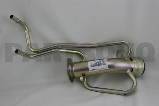 ماسورة مدخل تعبئة خزان الوقود أصلية تويوتا لاند كروزر 80 77201-60312 | Genuine Toyota fuel tank inlet pipe