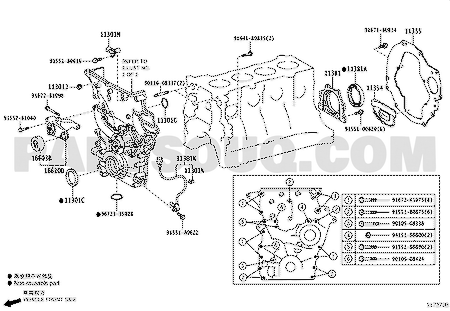 مخطط حساس عمود الكرنك تويوتا رقم 90919-05059 | Crankshaft Sensor Diagram